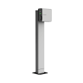 ZESTAW LENERGIZEE HOME RFID 11kW gniazdo szary mat RAL7047 NA NODZE  + FUNDAMENT