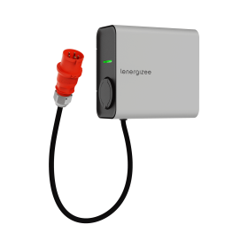Polska ładowarka 22kW gniazdo szary mat RAL7047 Lenergizee X1