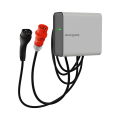 Polska ładowarka 22kW kabel 5m szary mat RAL7047 Lenergizee X1
